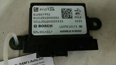 2017 SILVRDO15 PARK ASSIST ECU 84104306 