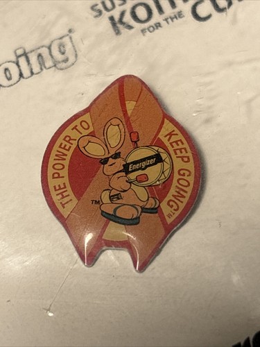 2007 Energizer Battery Bunny Breast Cancer Awareness The Power To Keep Going Pin