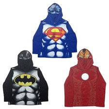 Marvel Boys Hoodie Shirt Long Sleeve Shirt wi...