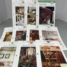 Creative Home Decorating Group Lot of 10 Cards Instructions & Ideas Quick Guides