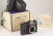 ZENIT ET BLACK CAMERA BODY MINT IN BOX PASSPORT SERVICED CLA'D WORKS PROPERLY 2