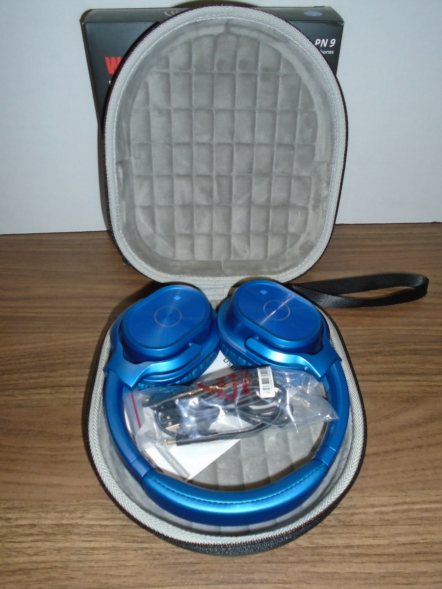 ZIHNIC Active Noise Cancelling Headphones, 40H Playtime Wireless Bluetooth Headset with Deep Bass Hi-Fi Stereo Sound,Comfortable Earpads for Travel/Ho : ZIHNIC Bluetooth 5.3 Noise Cancelling Headphones, Over