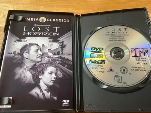 Lost Horizon DVD 1937 Ronald Coleman Frank Capra - Picture 3 of 3
