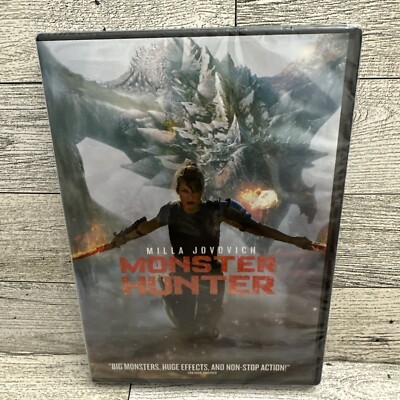 Monster Hunter (DVD) Brand New! Milla Jovovich! FANTASY Sealed Ships FREE