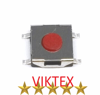 10X SMD DRUCK SCHALTER KNOPF MIKRO TASTER MICRO MINI KFZ 12V 50MA 6,5x6,2x2,4MM