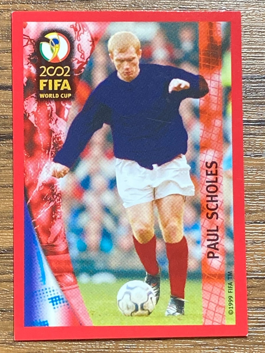 激レア【PAUL SCHOLES】直筆サインカード Panini Prizm Soccer
