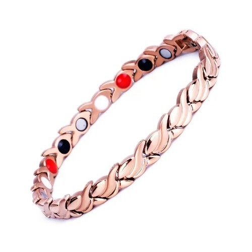 Damen Classic Health Kupfer Farbe Imitat Türkis Armband für Frauen Blau - Bild 33 von 34
