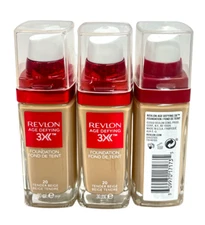 Revlon Age Defying 3X Foundation (30ml) Lot Of 3, You Pick, As Seen In Pics