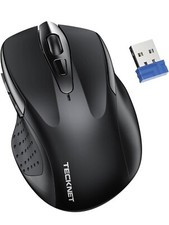 TECKNET - Mouse inalámbrico y ergonómico de...