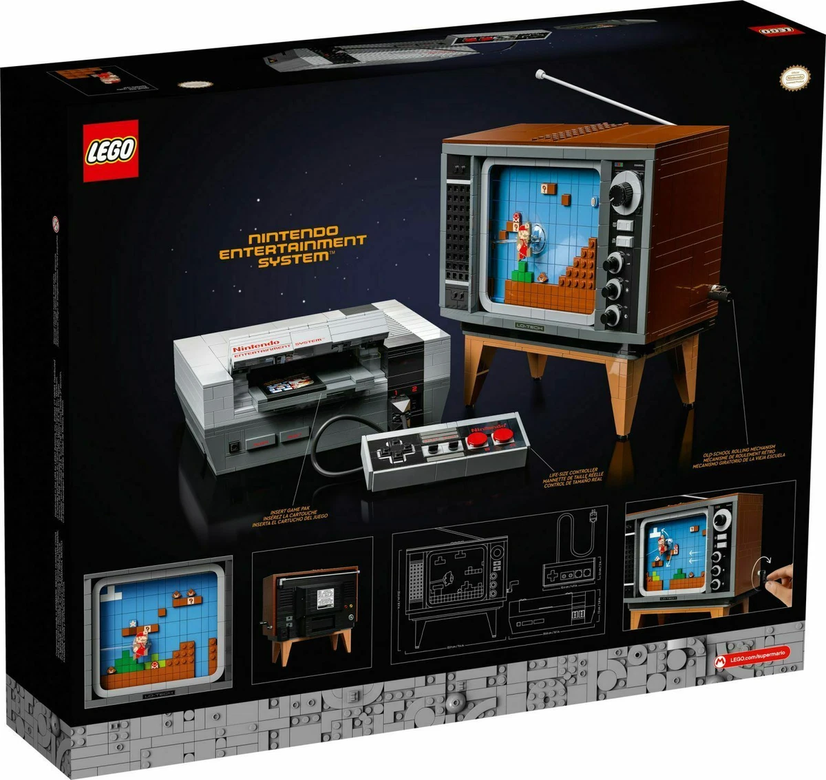 LEGO 71374 Nintendo Entertainment System, NEW, In Hand, 2646pcs