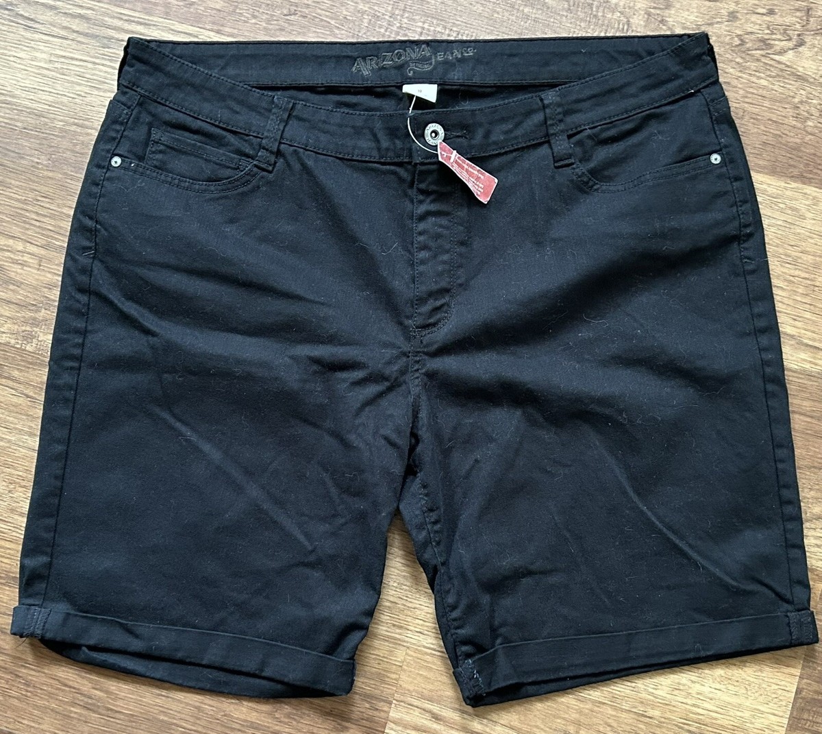 Mens Shorts Black Bermuda Shorts Juniors NEW With Tags Nobo No