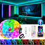 thumbnail 1 - 100Ft 50Ft 5M10m LED Strip Lights 5050 Music Sync Bluetooth Remote Bar Light Kit