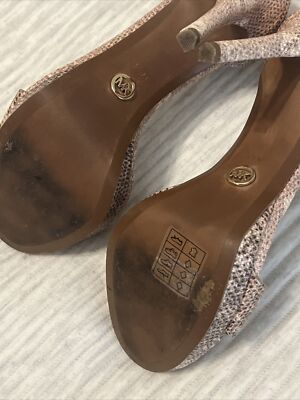 Suede Sandal Stiletto Sandals Michael Kors Hutton Chain Mesh