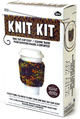 Take Out Reise Tee Kaffee Becher Tasse Kuschelig Wolle Nadeln Strick Kit Mütter Nan Geschenk