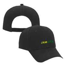 Baseball Cap Jamaica Country Embroidery Acrylic Dad Hats for Men Women Black