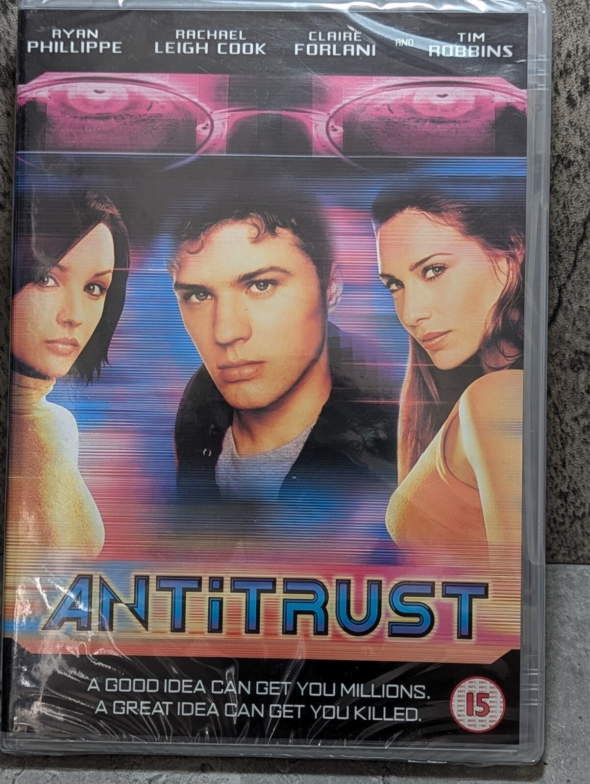 Antitrust (DVD) Ryan Phillippe Tim Robbins Rachael Leigh Cook Claire Forlani NEW