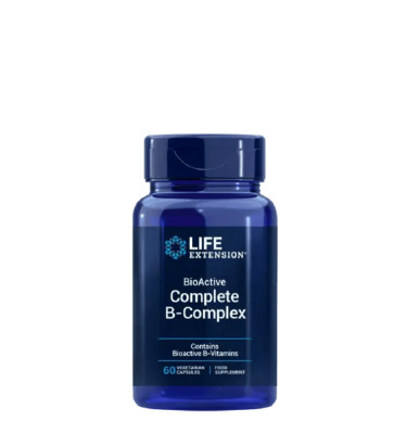 Life Extension BioActive Complete B-Complex 60 Caps ~ Exp 10/26