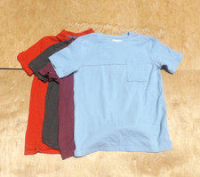 Size Medium 8 Boys Single Pocket Short Sleeve Shirts CAT JACK Orange Blue