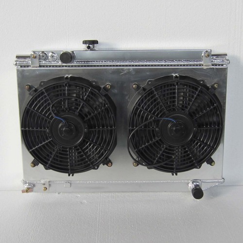3Row Fan Shroud Radiator For Toyota SUPRA MA70 GA70 JZA70 6cyl 3.0L ...