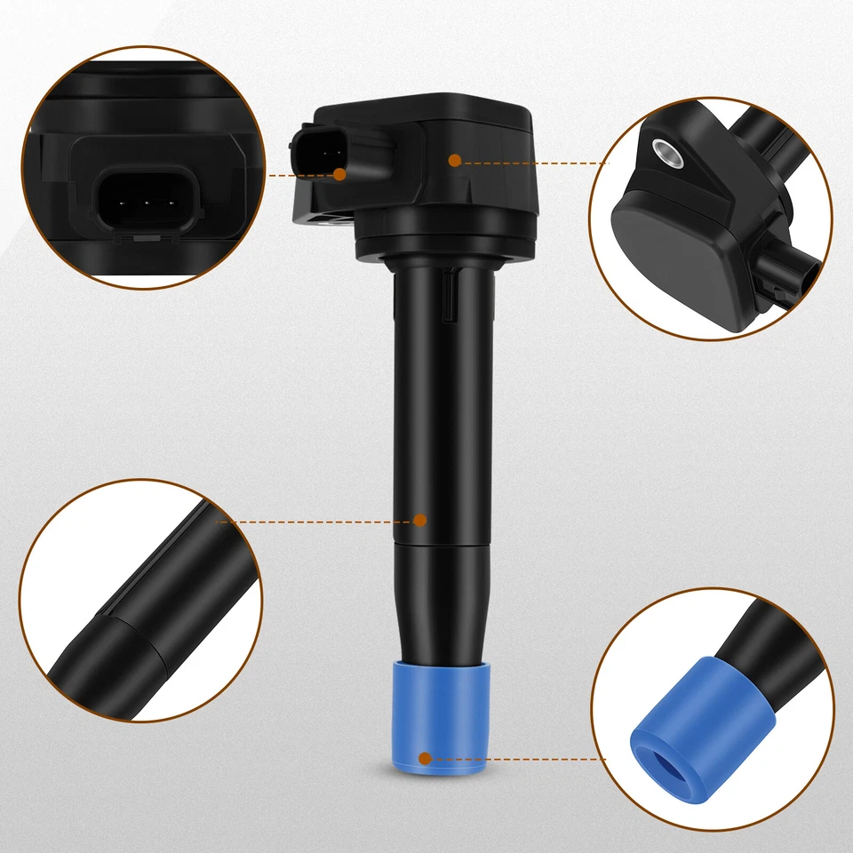 6 Ignition Coils & 6 Spark Plugs Kit For Acura MDX 3.7L 2010 2011 2012 2013 - Image 2 of 4