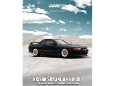 NISSAN Skyline GT-R (R32) - Limited 1999 pc - black dull - Inno 1