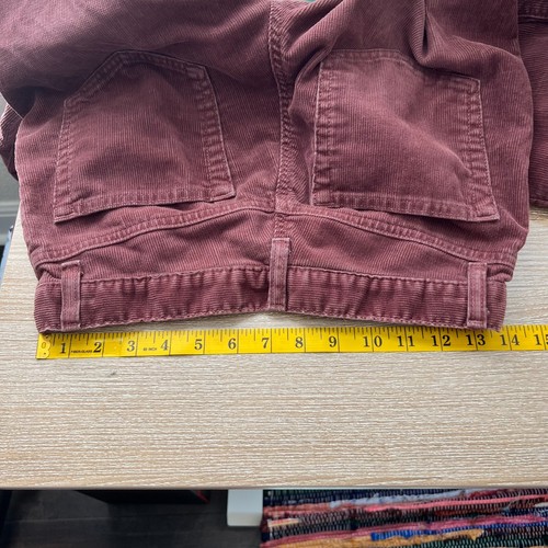 Vintage 1992 Gap Low Rise Flare Burgundy Jeans Womens 4 - Picture 6 of 9