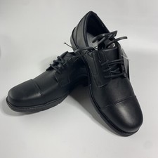 George Men's Black Lace-up Lightweight Oxford Casual Dress Shoes Sz 7.5 New
