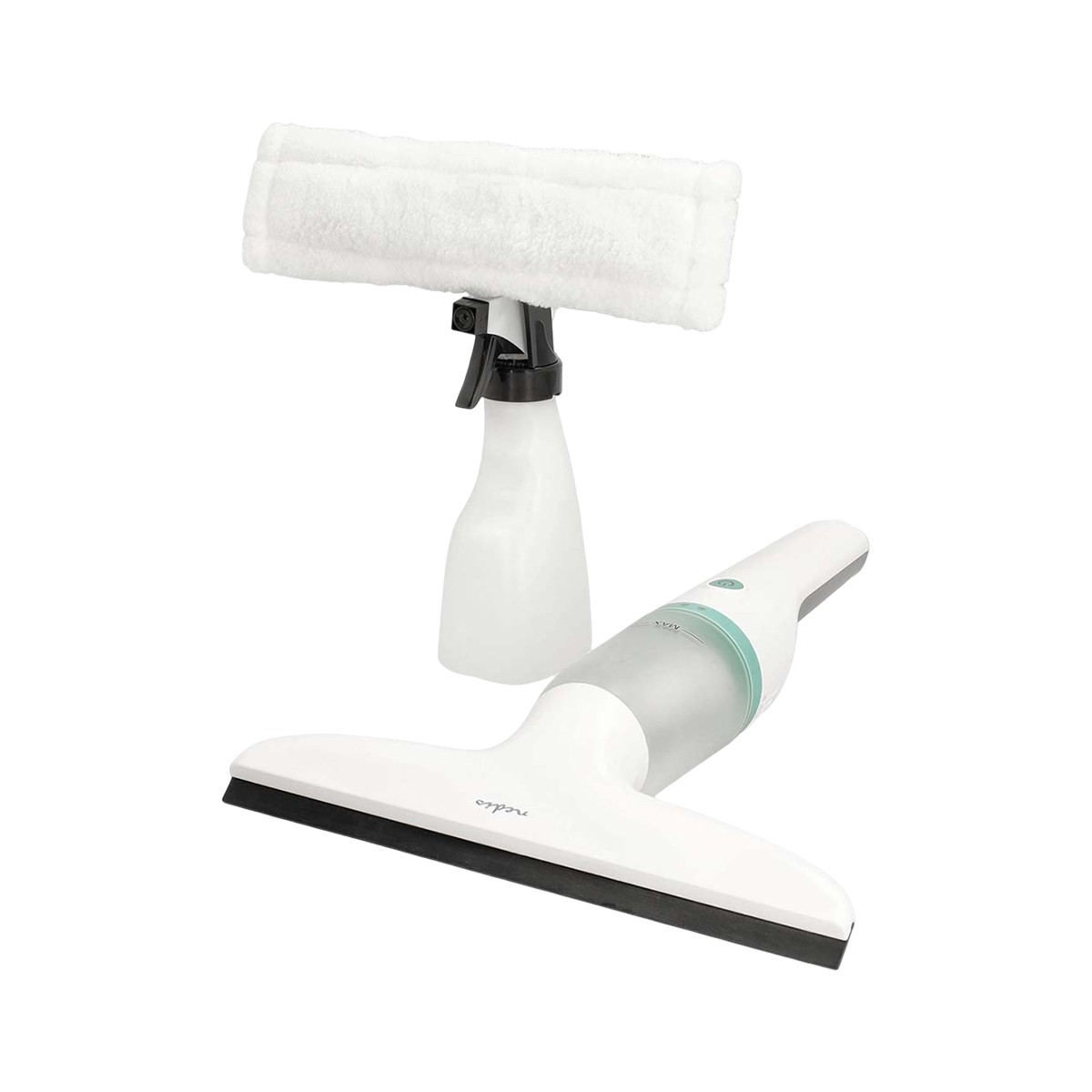 Nettoyeur de vitres blanc avec aspiration 1200Pa et autonomie 45min charge USB-C