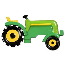 Green Tractor Personalized Christmas Tree Ornament