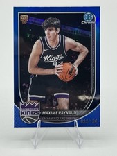 2025–26 Bowman Chrome Basketball RC Maxime Raynaud True Blue Refractor #33/150