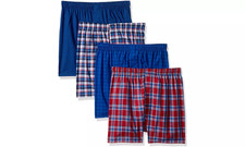 Hanes Mens Boxer Shorts Tagless Woven XL 4pk