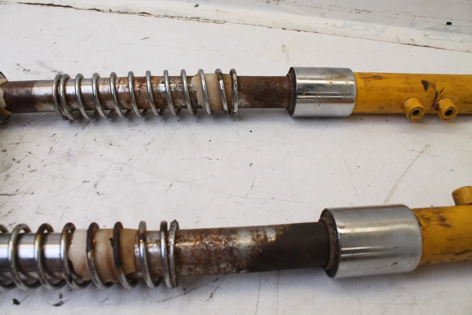 Yamaha Trailmaster 80 1965 horquillas delanteras triple árbol YGS1 YG1 Y-20 - solo piezas Foto 4 de 4