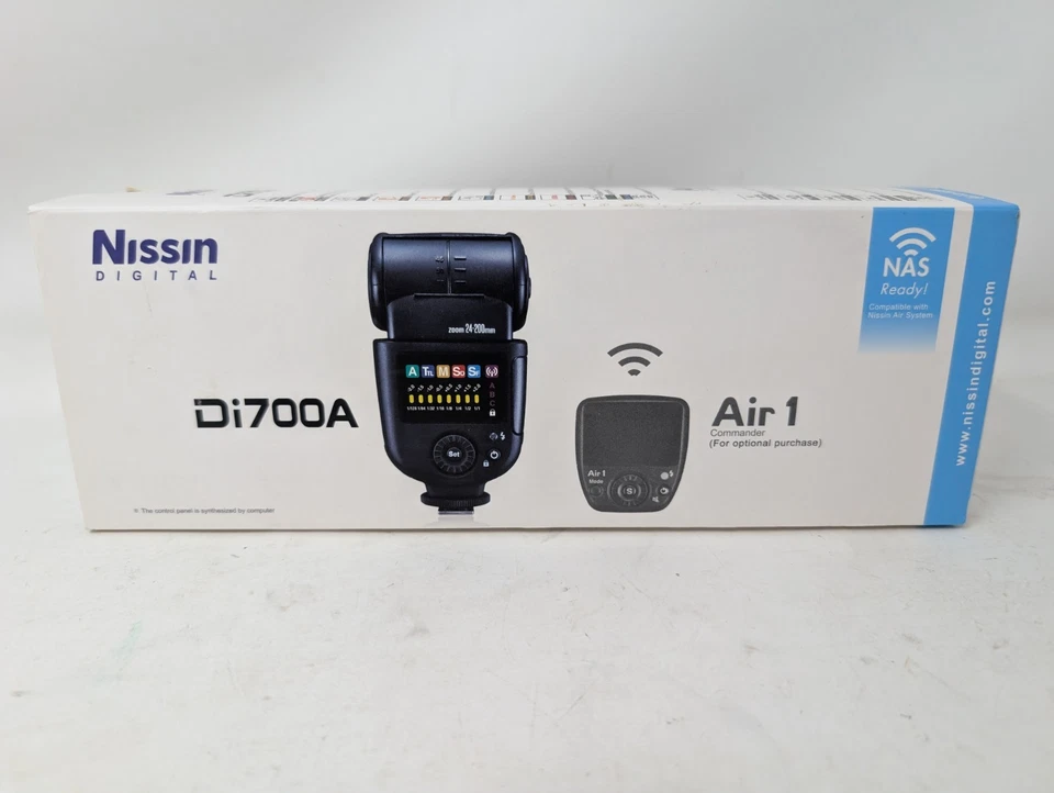 Flash Nissin Di700A nuevo en caja (nuevo en caja) para Fujifilm Fuji serie X ND700A-FJ Foto 3 de 4