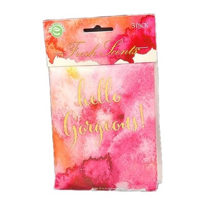 Willowbrook Fresh Scents Sachets Hello Gorgeous Fruit Floral Pink 3 pack New