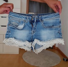 Jeans Shorts, Gr 32 mit Häkelspitze Superdry