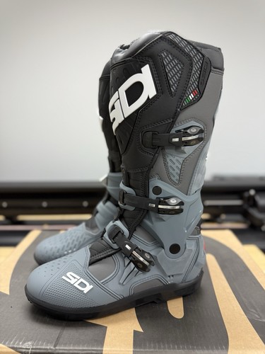SIDI Grey Black Motocross Offroad Dirtbike Riding Boots EUR 43 US 9.4 ATV QUAD - Bild 10 von 19