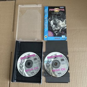 Prize Fighter (Sega CD} Game  Complete CIB  w/ Book- 2 Discs - Case GC