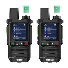Radtel P6 PoC Radio Push-to-Talk Over Cellular , Unlimited Range 2 Pack