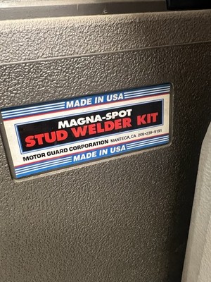Motor Guard Magna-Spot 1500 Stud Welder with Hard Case and User Manual