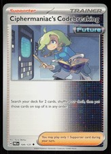 Ciphermaniac's Codebreaking 104/131 Uncommon Prismatic Evolutions Pokemon NM