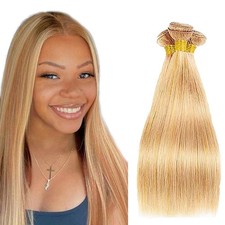 Bundle 613 Straight Human Hair Hair Weave Two Tone Honey Blonde 16 18 20 Inches