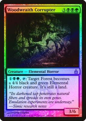 Woodwraith Corrupter FOIL Ravnica: City of Guilds PLD Rare CARD ABUGames