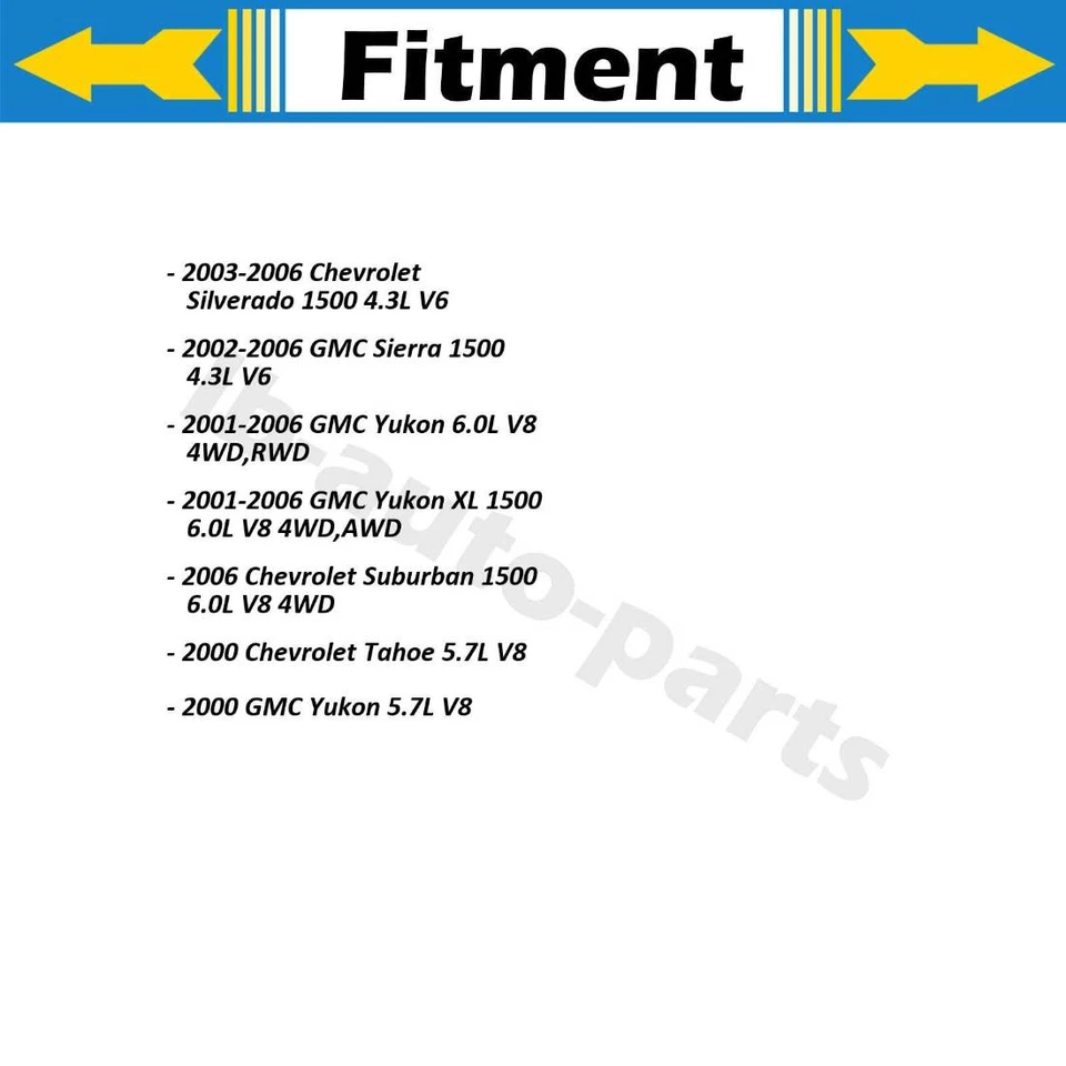 Juego de pastillas de freno de disco trasero, pinza de freno de disco 3 piezas para Chevrolet Tahoe 2000 5,7 L Foto 3 de 4