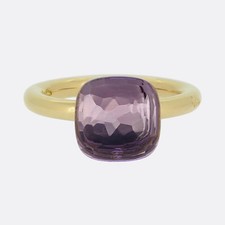 Pomellato Nudo Classic Amethyst Ring 18ct Rose Gold