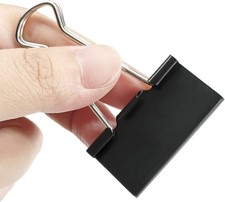 Large Binder Clips 1.6-Inch Width 80 Pack , Big Paper Clamps Clips for Office