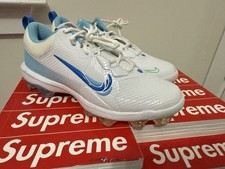 Nike Force Trout 9 Pro MCS Baseball Cleats Men's Size 8.5 White NEW!  FQ7726-104