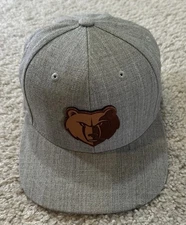 Branded Bills Memphis Grizzlies Hat Cap Snapback Gray Adjustable NBA