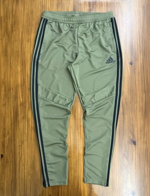 Adidas ClimaCool TIRO Tapered Soccer Pants Men's Large Olive Green / Black