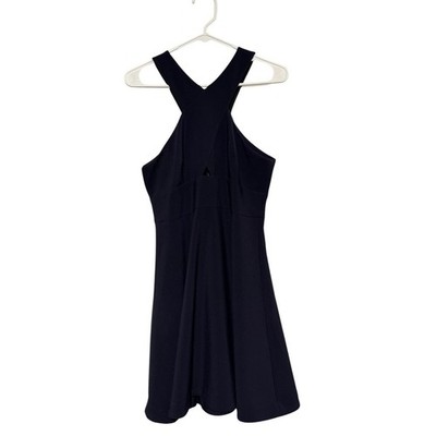 Likely Kensington Dress Size 8 Navy Blue Fit Flare Old Money Preppy Minimalist