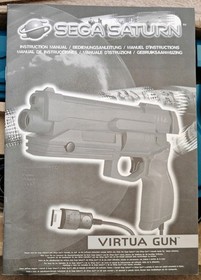 Virtua Cop 1 & 2 with Virtua Gun for Sega Saturn PAL UK Version